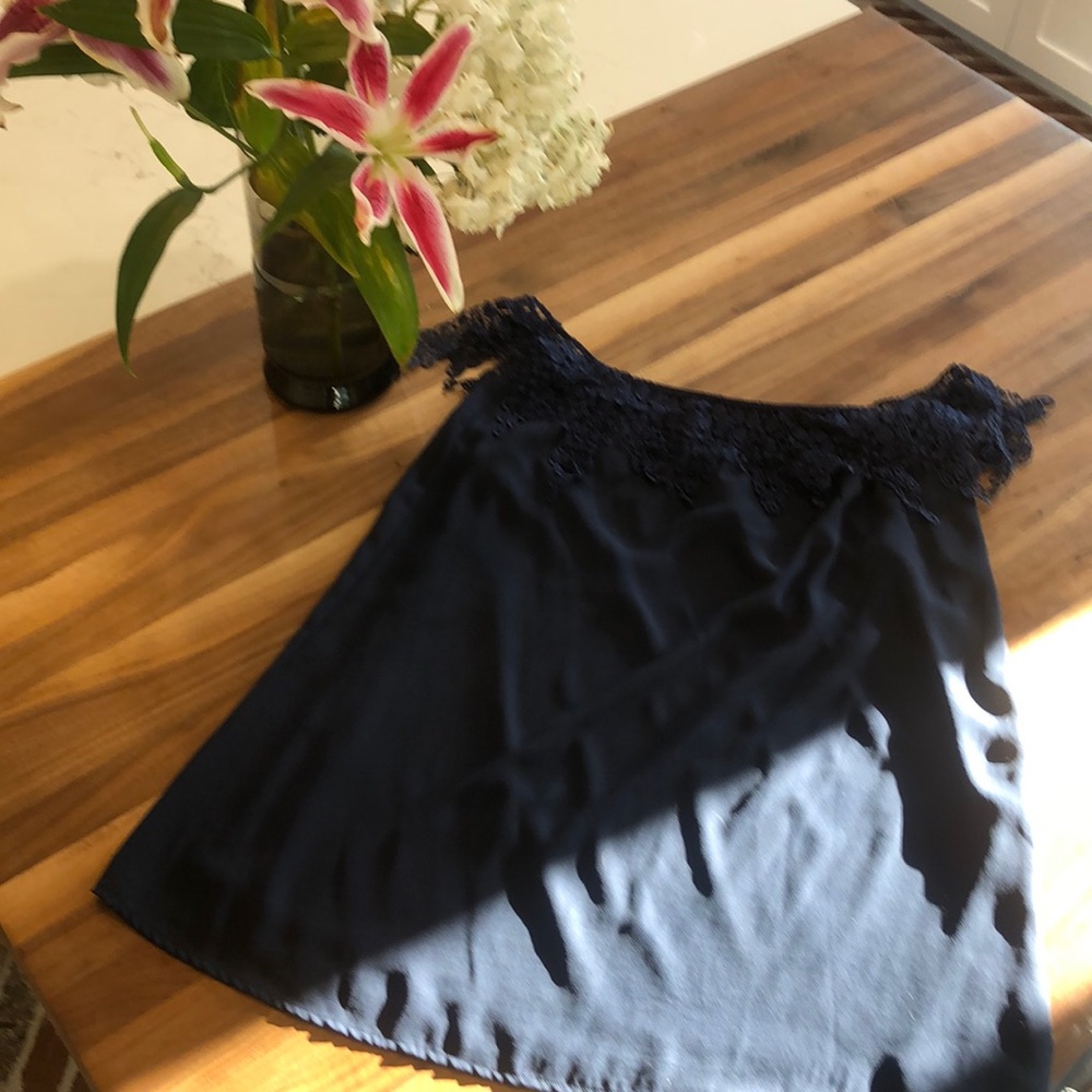 Tobi Navy Lace Strap Dress
